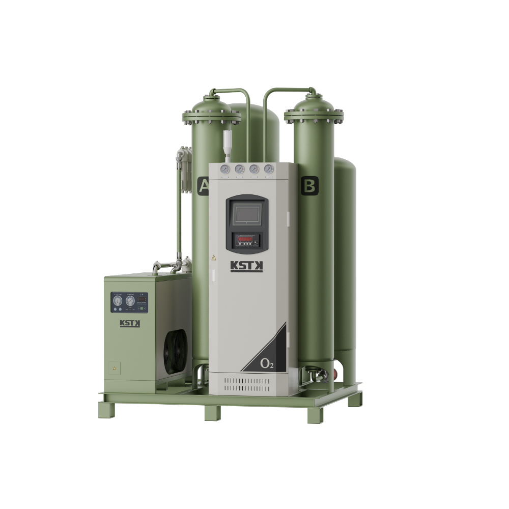 integrated combined twin-tower oxygen generator