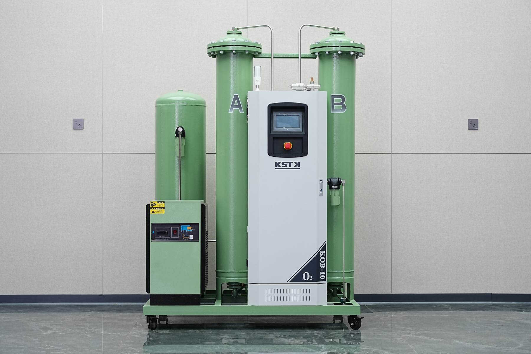 High efficiency dual tower PSA oxygen generator real product image