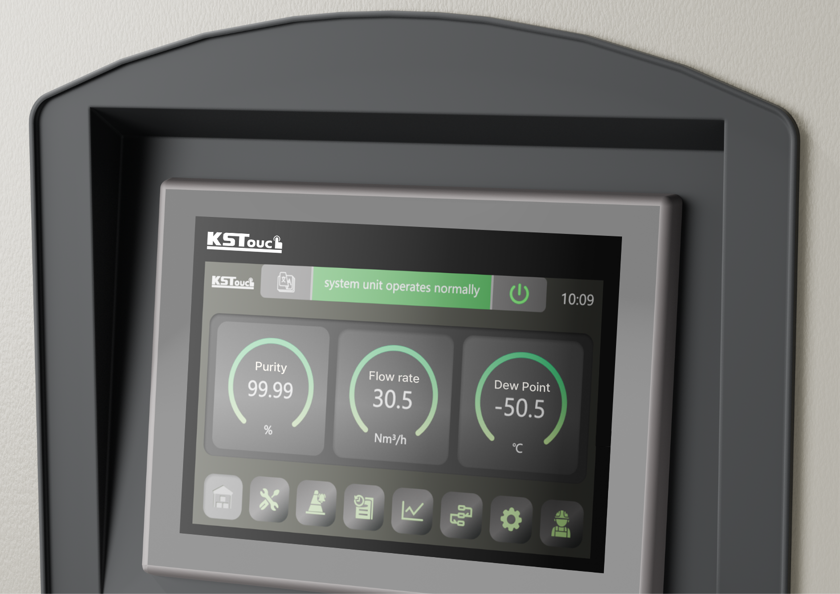 KSTouch PLC Control System for Nitrogen Generator