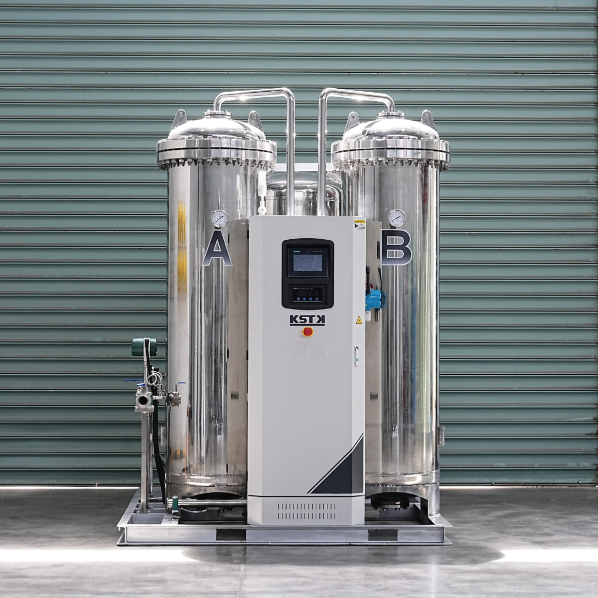 KSTK nitrogen generation system in manufacturing workshop