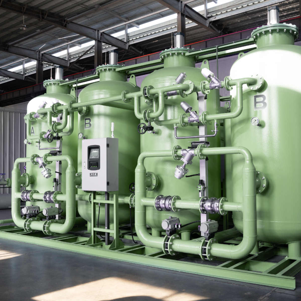 Nitrogen generator equipment in KSTK production facility