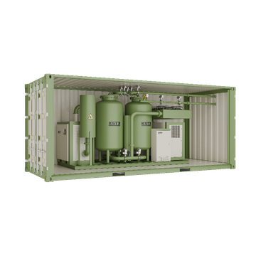 Containerized VPSA Oxygen Station for On-site Oxygen Generation – Energy-efficient Oxygen Plant by KSTK
