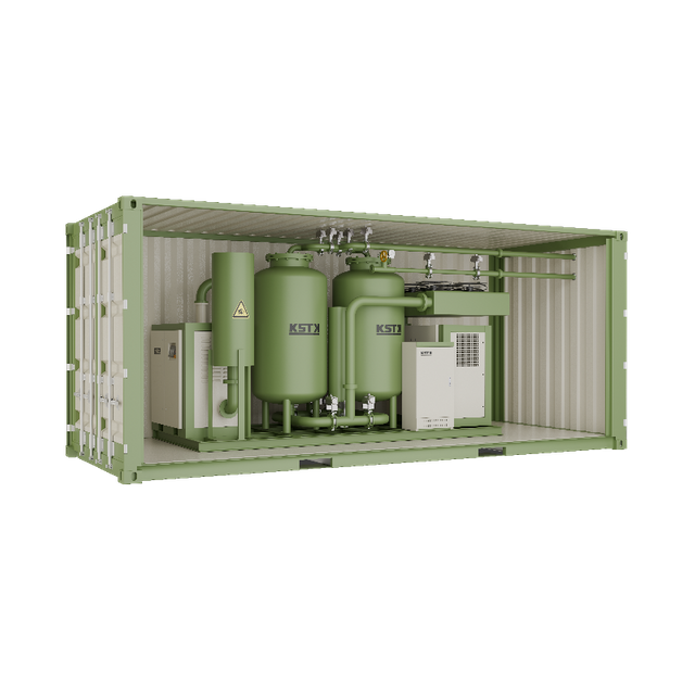 Containerized VPSA Oxygen Station for On-site Oxygen Generation – Energy-efficient Oxygen Plant by KSTK