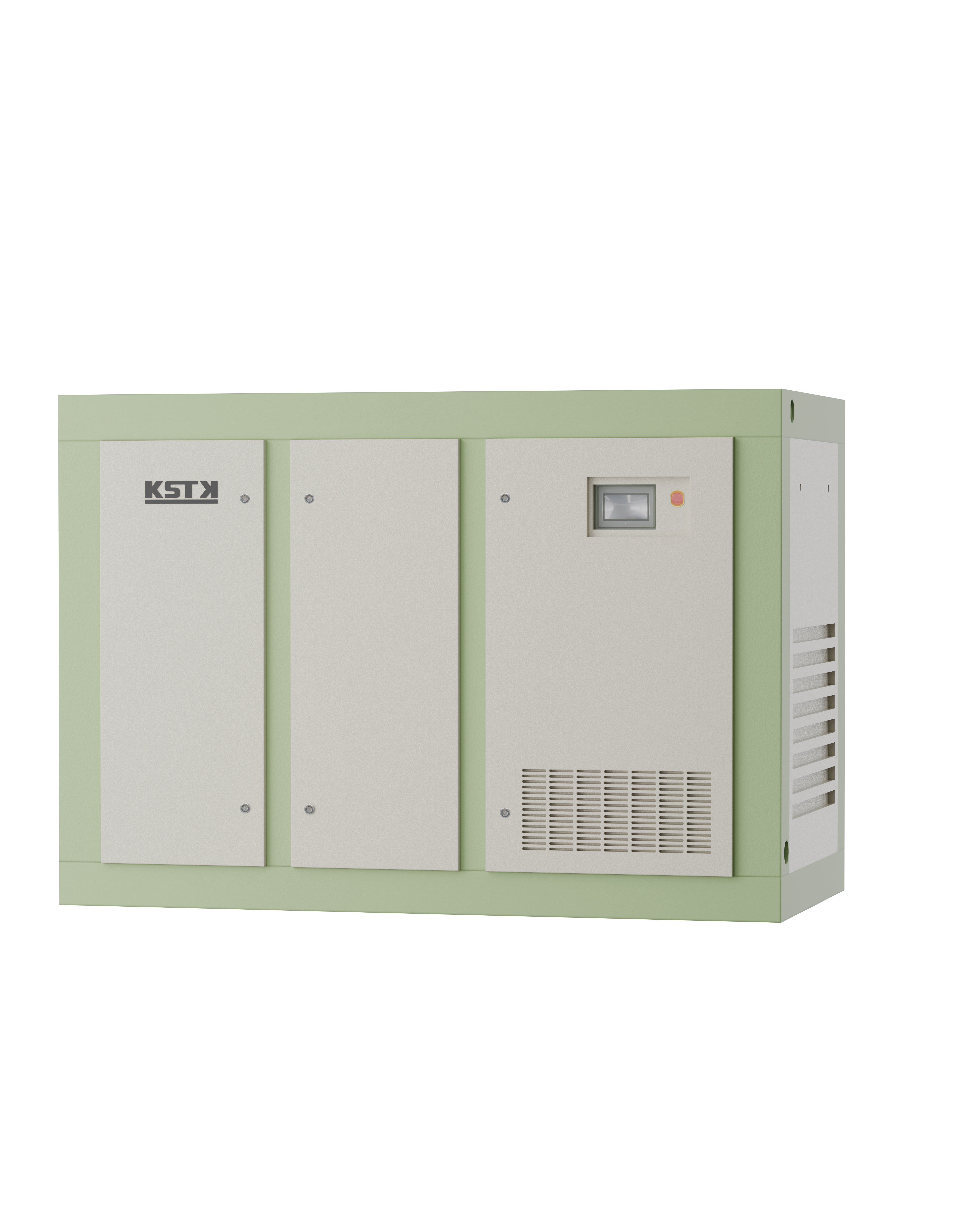KSTK industrial air compressor configured to provide a stable compressed air supply for downstream air treatment equipment