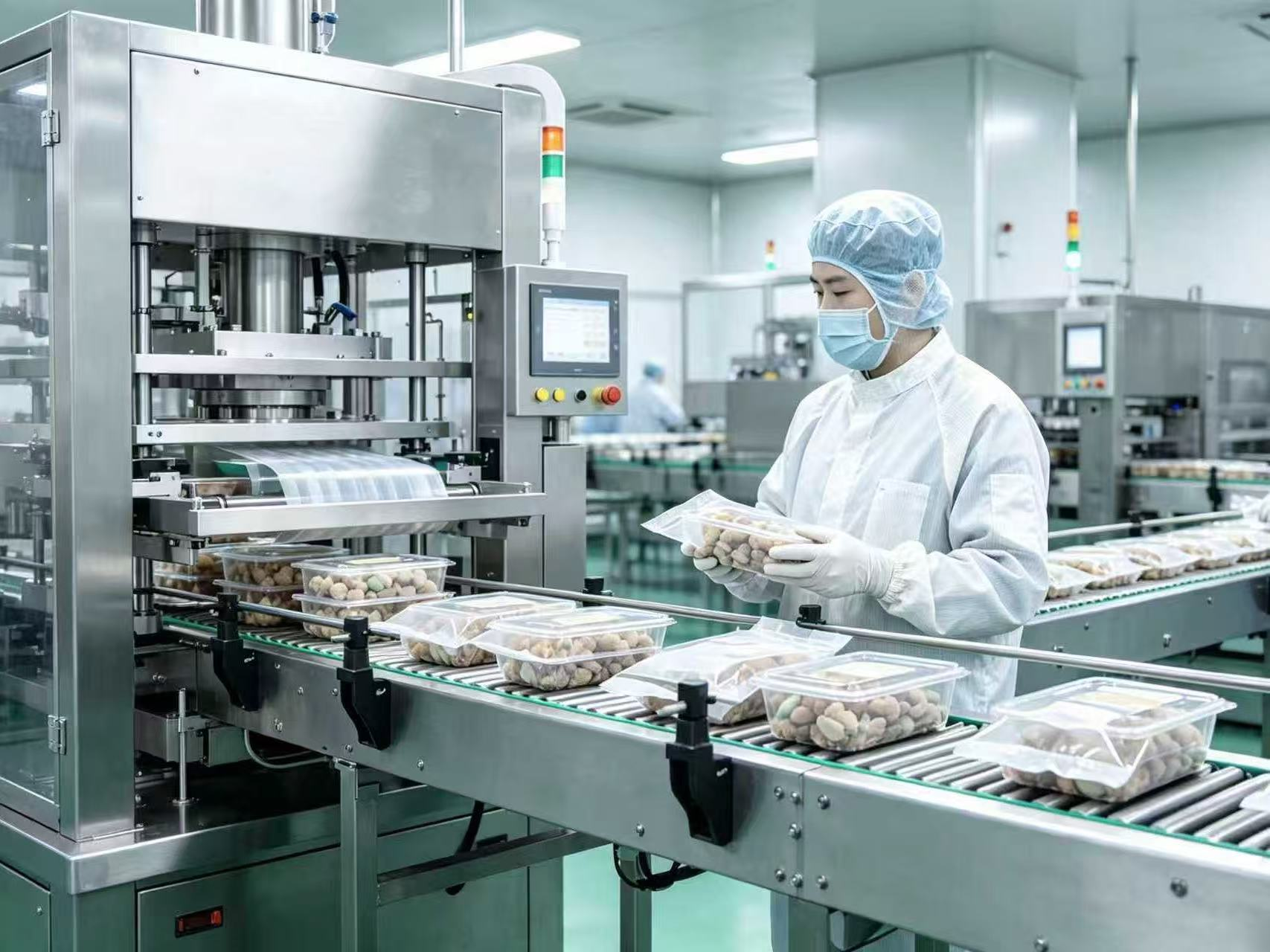 Nitrogen application in food packaging