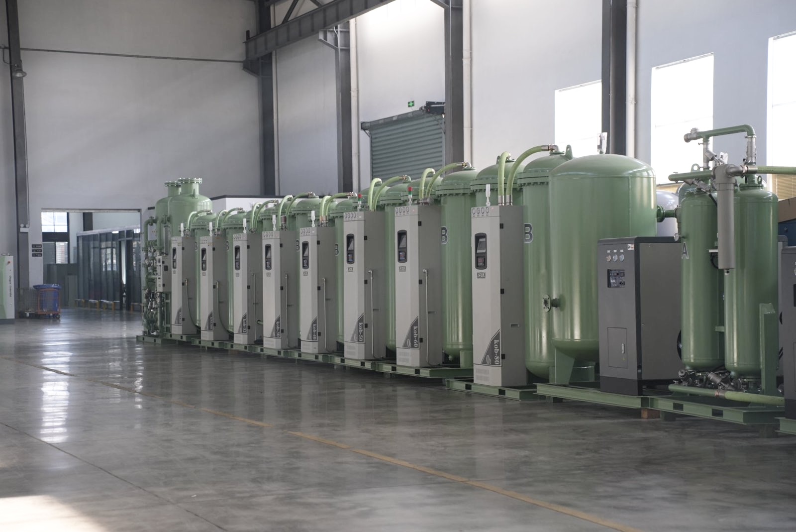KSTK Green Industrial Gas Generation Equipment in the Factory