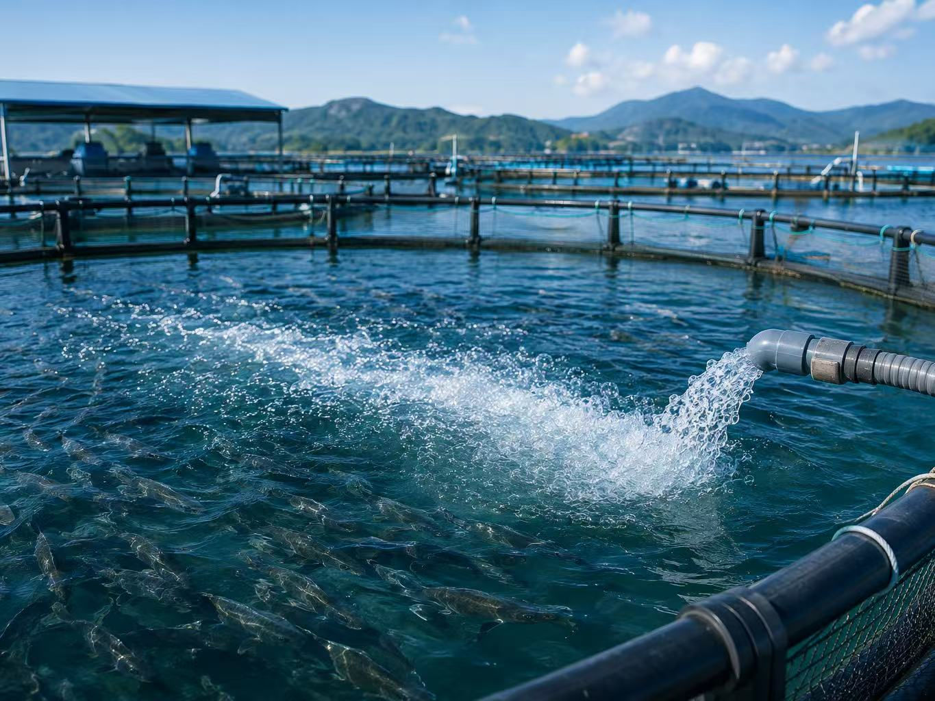 Oxygen&nbsp;application in aquaculture
